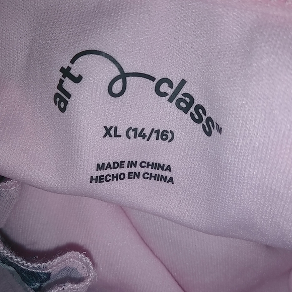 Art Class XL Girls Long Sleeved Pink Red Roses Layered Dress Kids - Picture 10 of 10